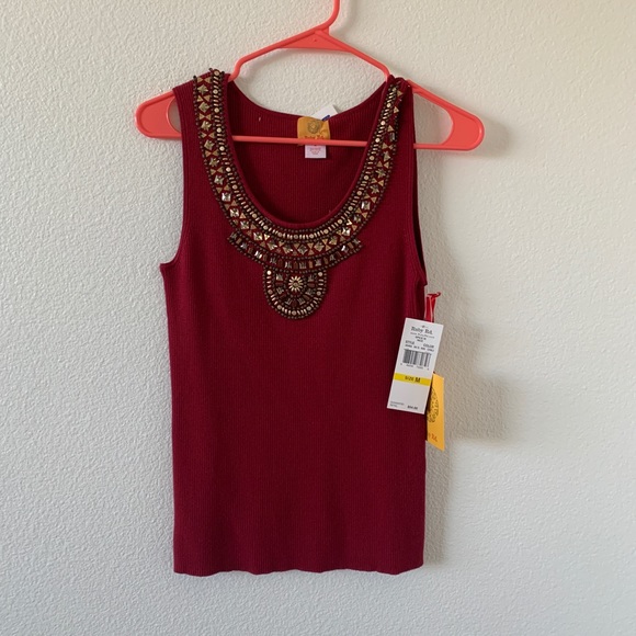 Ruby Rd. Maroon blouse ❤️ - Picture 2 of 7
